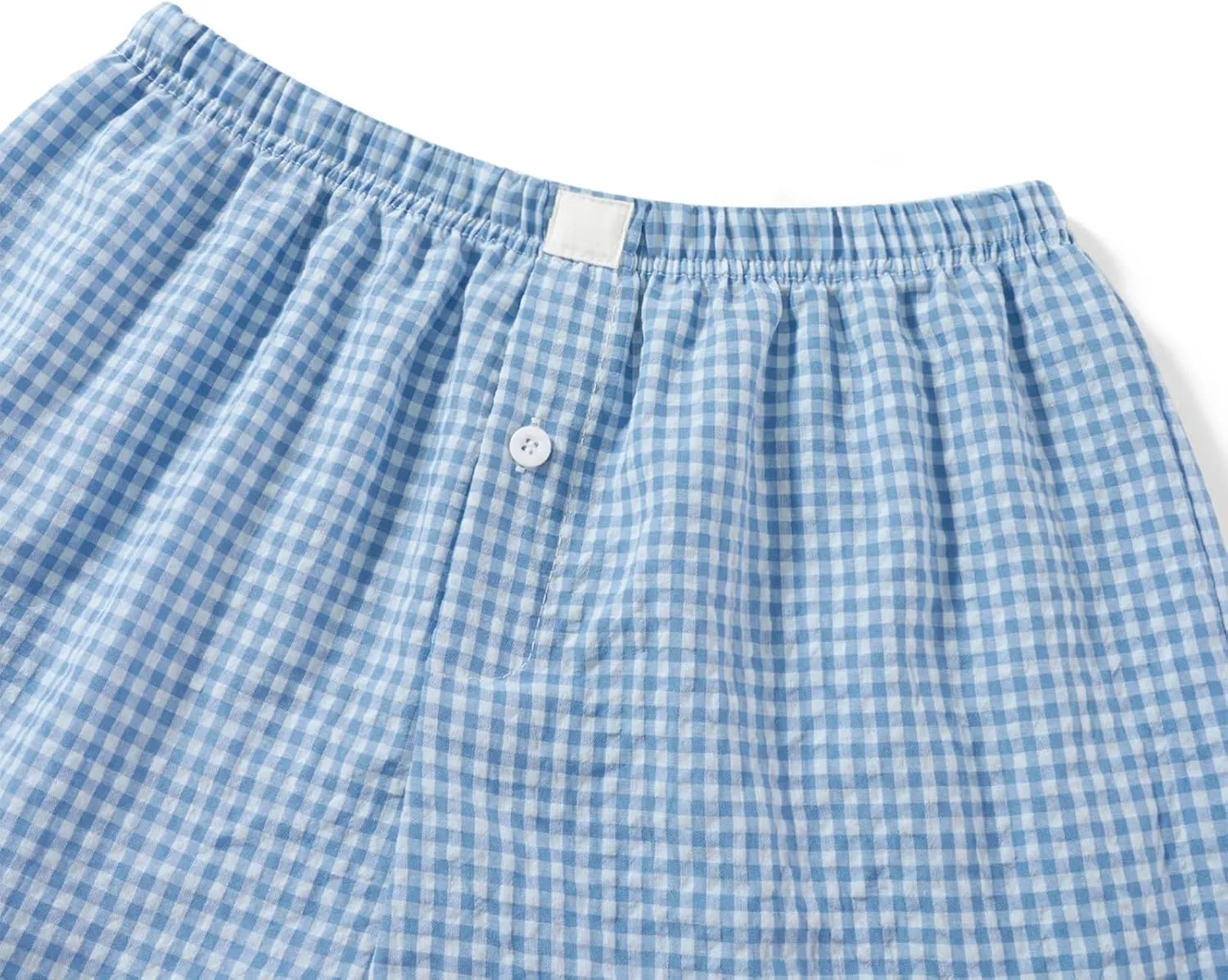 Womens Y2k Cute Plaid Striped Print Pajama Boxer Shorts Gingham Lounge PJ Bottoms Shorts Checkered Sleep Shorts