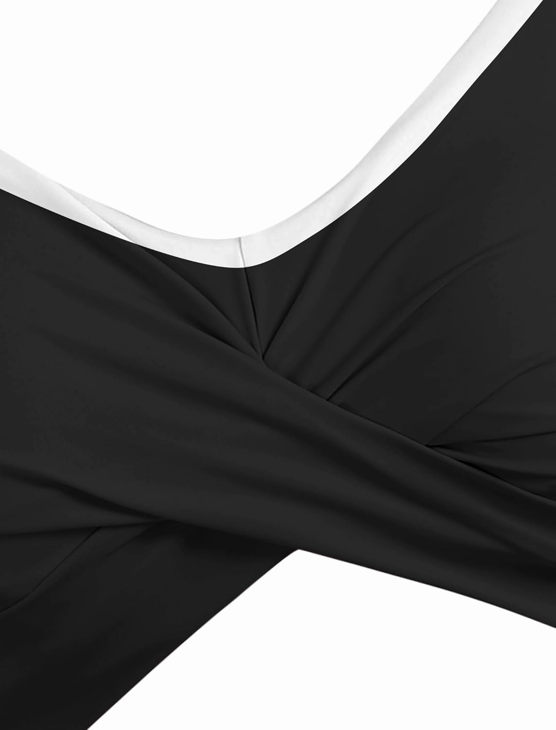 ZAFUL Women One Piece Swimdress Tummy Control Bathing Suit Push Up Swimsuit Modest Swimwear Cutout V Neck Cute Tie Knot Skirt