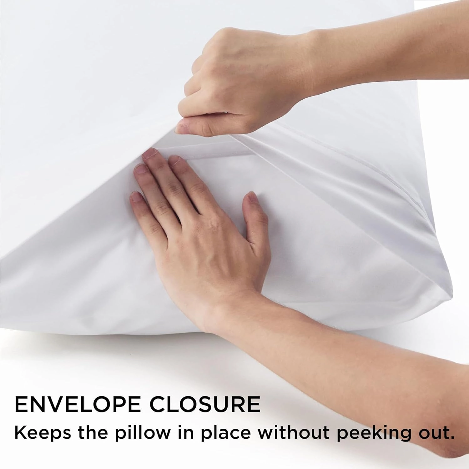 ZPECC White Pillow Cases Bulk 24 Pack - Standard Pillowcases with Envelope Closure, Soft Brushed Microfiber Pillow Cover for Hotel Airb&bs Hospital Bedding Essential