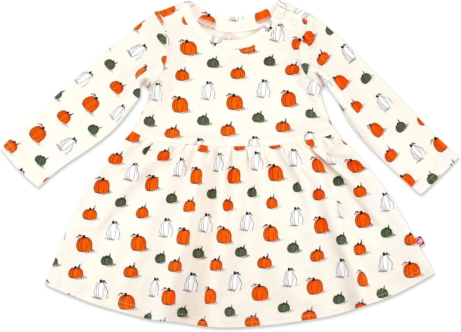 Zutano Baby Girls' Organic Cotton, Long Sleeve Dress