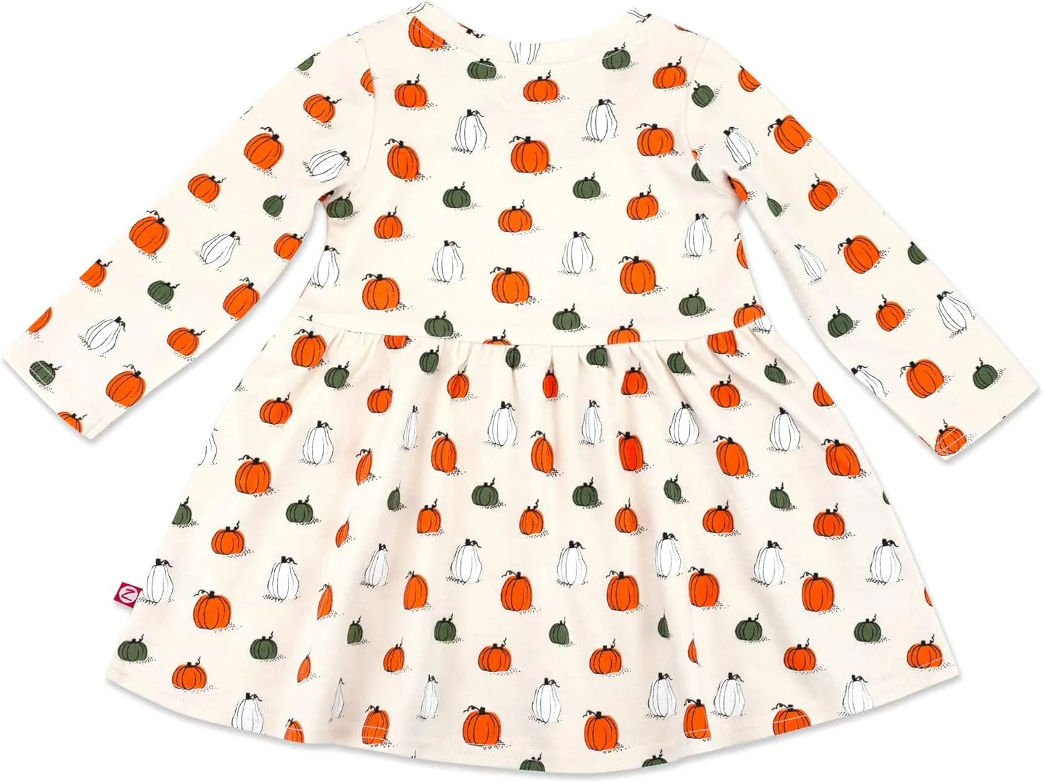 Zutano Baby Girls' Organic Cotton, Long Sleeve Dress